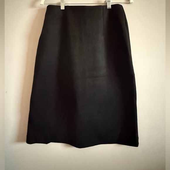 Marc New York Black Pencil Skirt with Gold Buttons - Picture 5 of 5